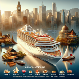 49 Tage Kreuzfahrten Pazifik - Kreuzfahrt mit der Royal Princess von Vancouver bis Sydney mit Australien-Rundreise 49-tägig mit Flug 3-/4-Sterne-Hotels in Frühstück