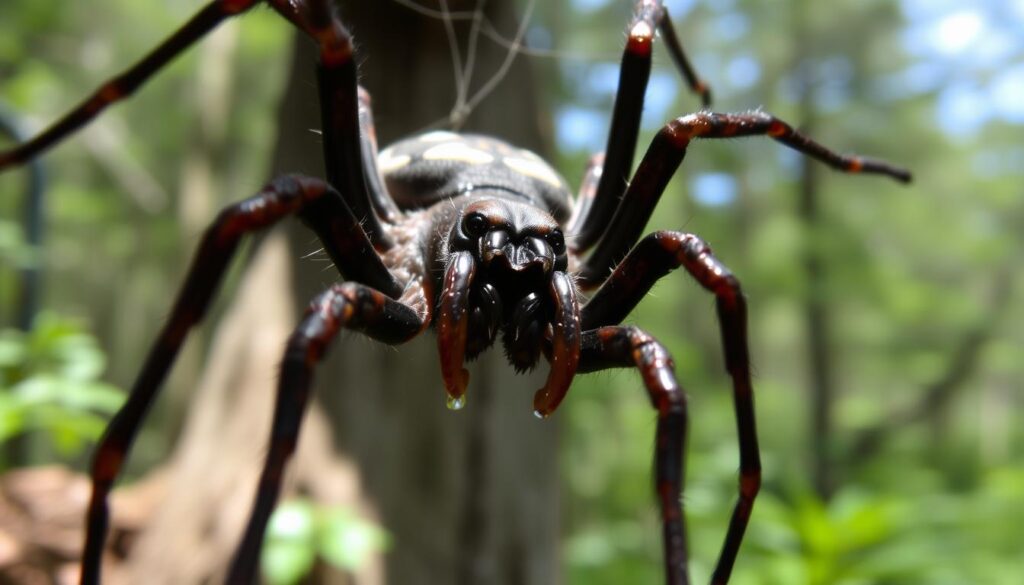 Sydney Trichternetzspinne Giftwirkung