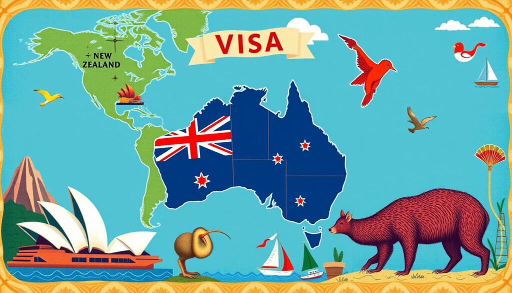 Visum Australien Neuseeland Einreise