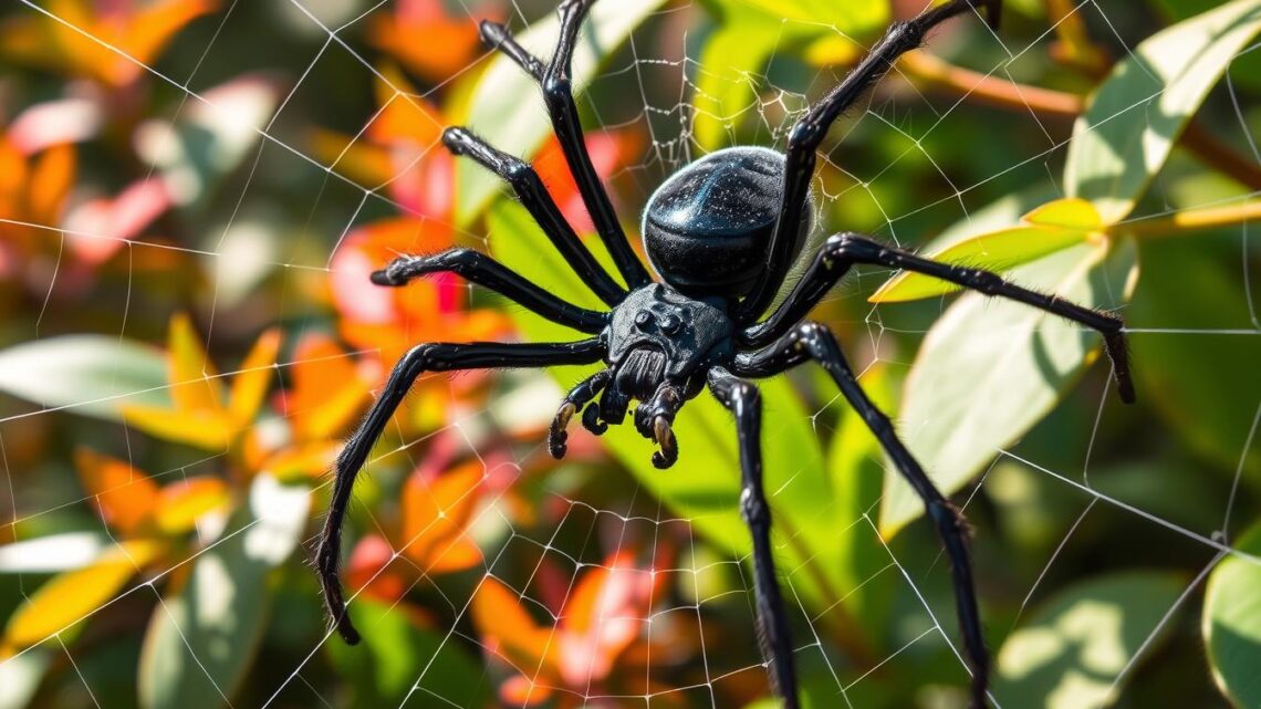 Die gefährliche Sydney Trichternetzspinne im Detail