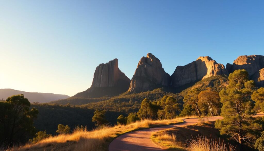 Three Sisters Felsformation in den Blue Mountains