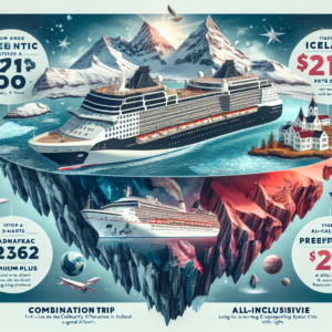 21 Tage Rundreise Transatlantik und Island - ab/an Reykjavik und Kreuzfahrt mit der Celebrity Silhouette 21-tägig mit Flüge 3-Sterne-Hotels  All Inclusive