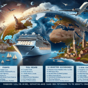 22 Tage Kreuzfahrten Weltkreuzfahrt - mit MSC Musica ab/an Genua 122-tägig mit Flüge Premium-Schiff mit Vollpension Inkl. 15 ausgewählte Ausflüge