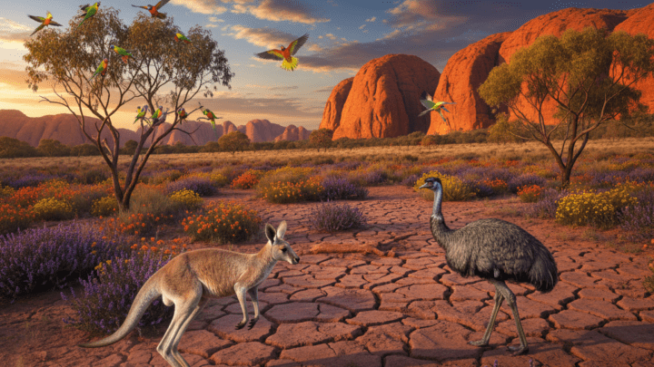 Erkunden Sie die faszinierenden Tiere im Outback Australiens